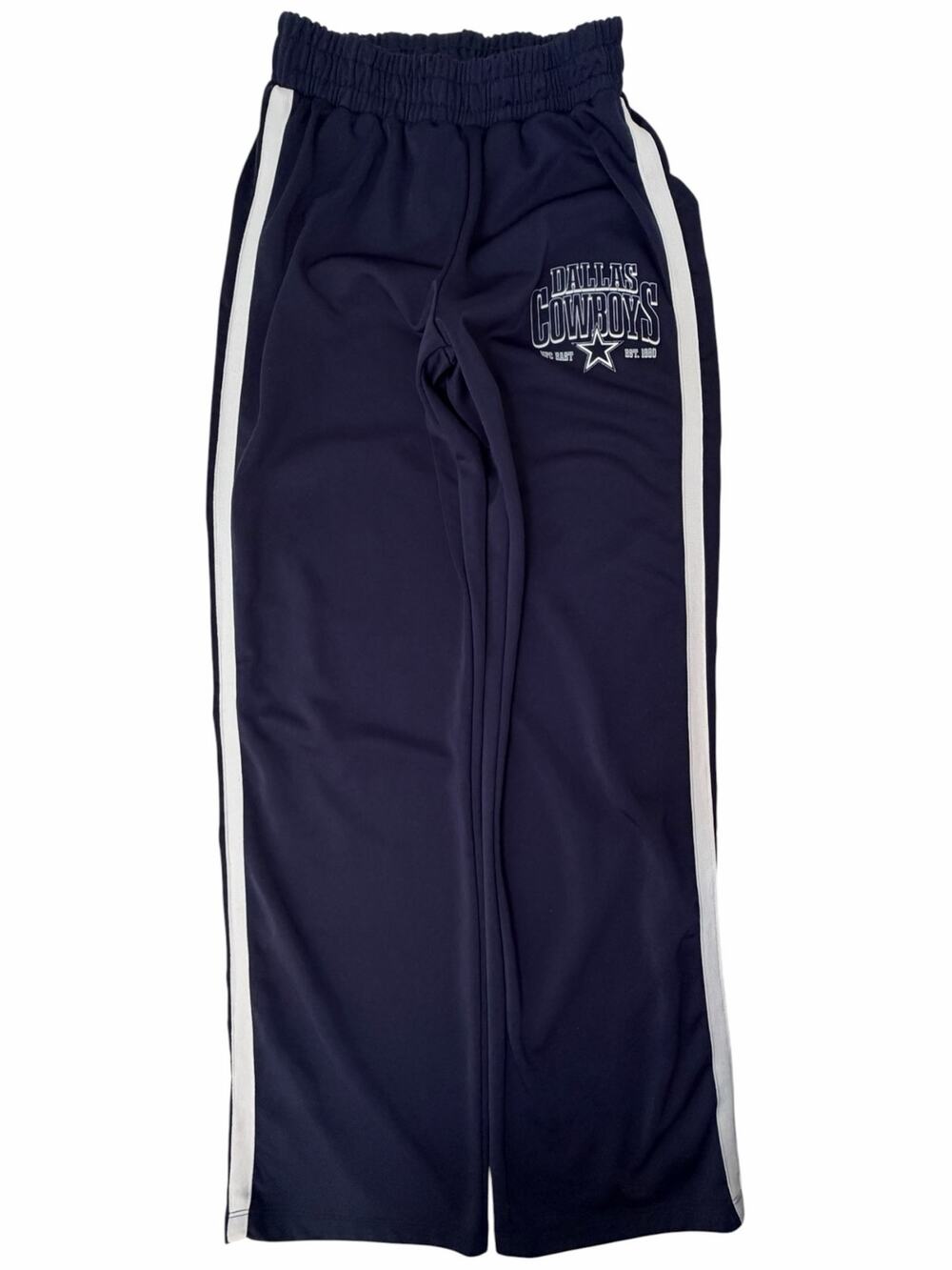 Dallas Cowboys NFL Track Pants Mens Small Navy White